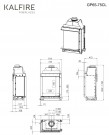 KALFIRE GP65/75C Hjørne modell thumbnail