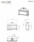 KALFIRE G100/41F Front modell 3D Brenner thumbnail
