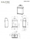 KALFIRE GP65/75C Hjørne modell thumbnail