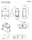 KALFIRE GI80/55C Hjørne modell thumbnail