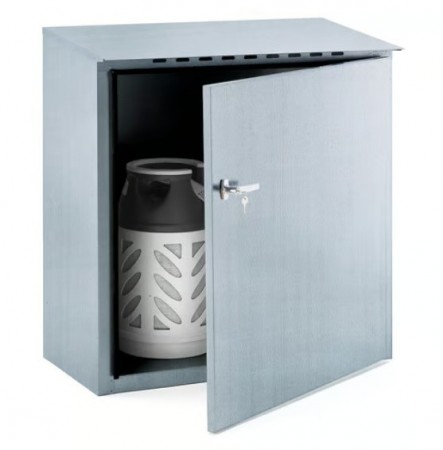 Flaskeskap 2 x 11 KG, UISOLERT, Montert