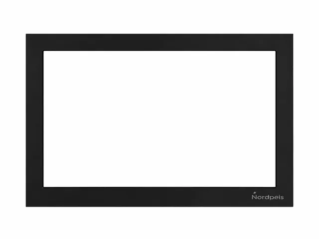 Nordpeis N-20A, F, T, U exclusive sort dørglass sett inkl pakning