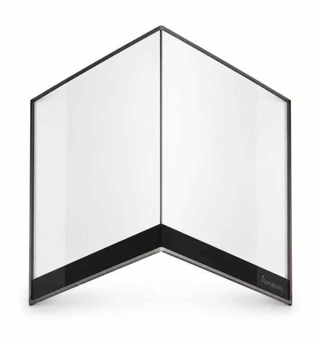 Nordpeis N-36V dørglass inkl pakning