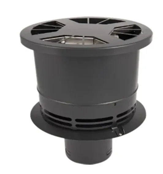 Røyksuger Blue Chimney 310-Ø200 sort m/fjernkontroll